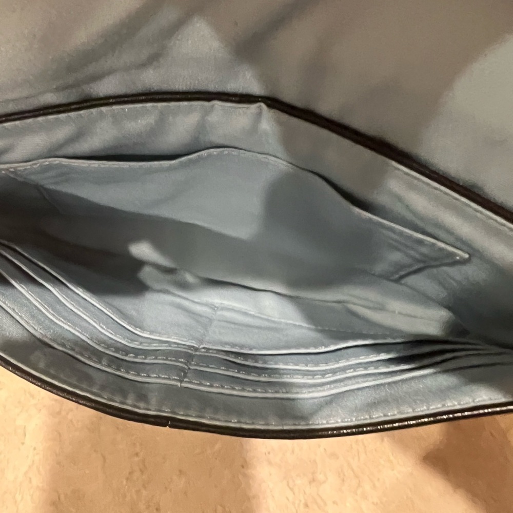 Coach Black Leather Wristlet/Clutch - Picture 6 of 6